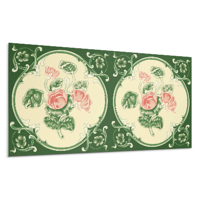 Dekoracni panel Květinový vzor s listy