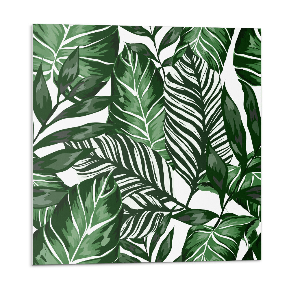 Panel na zeď Tropické listy ve vzorech