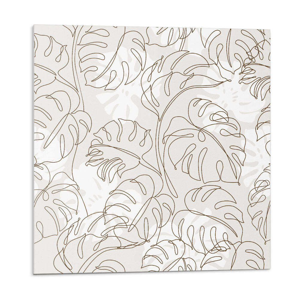 Obkladový panel Listový vzor v jednoduchých liniích