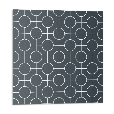 Nástěnný panel Vzor kruhů a čar v geometrii