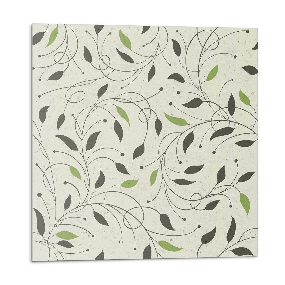 Panel na zeď Listový vzor s větvičkami