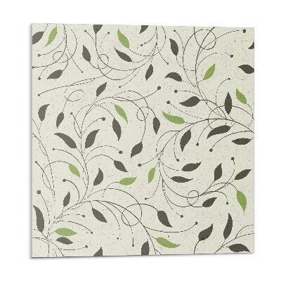 Panel na zeď Listový vzor s větvičkami