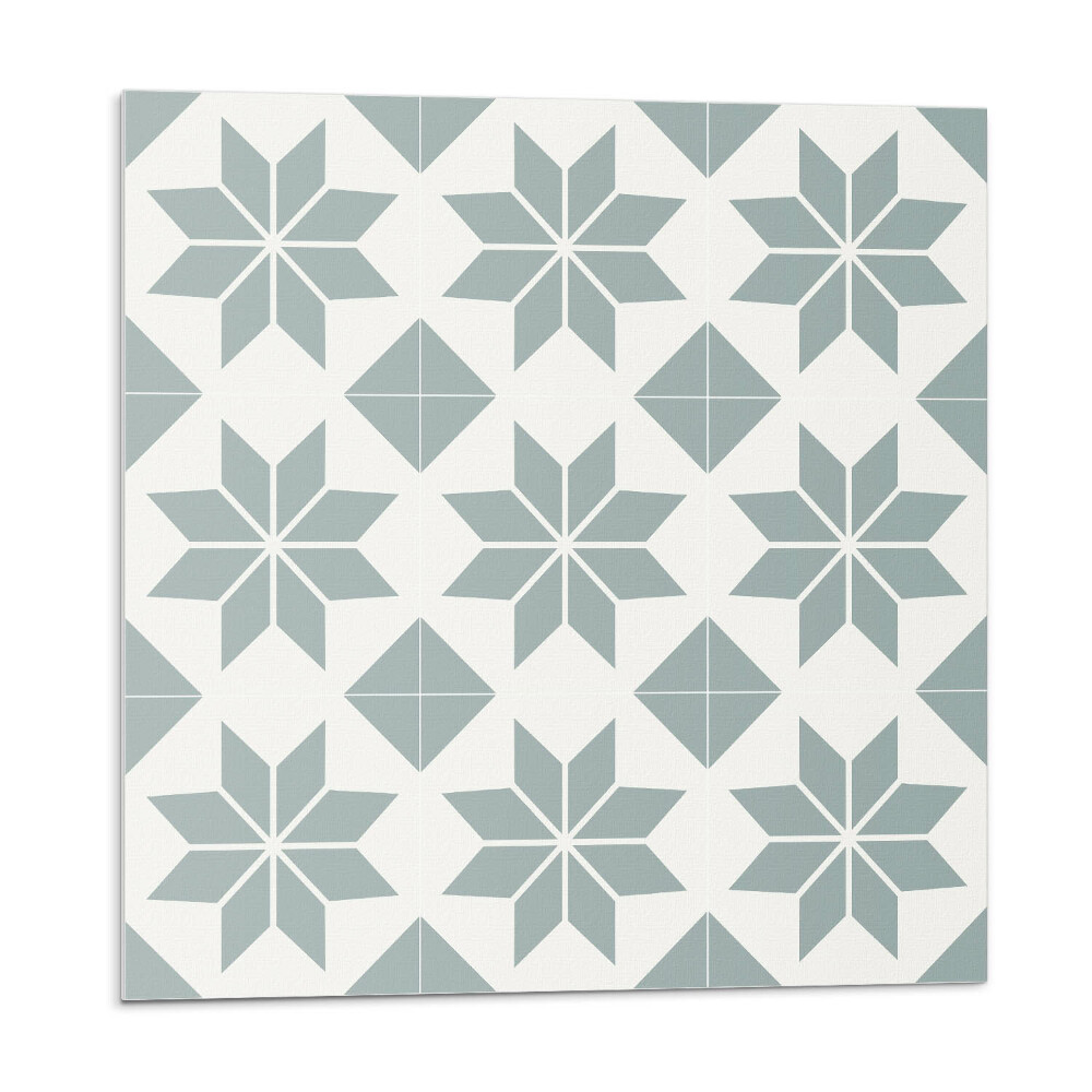 Panel na zeď Květinové motivy v geometrickém stylu