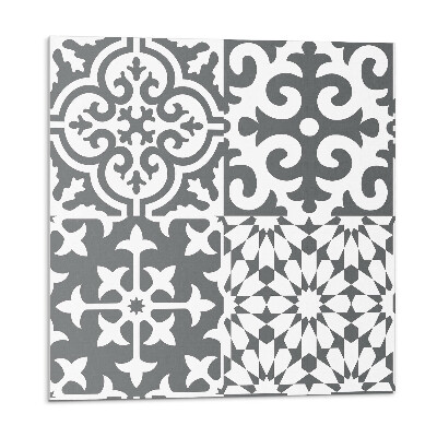 Panel na zeď Dekorativní vzory na dlaždicích