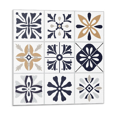 Obkladový panel Dekorativní motivy dlaždic