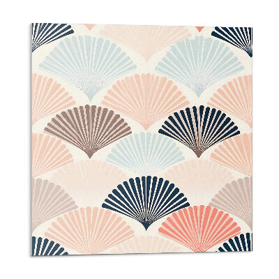 Nástěnný panel Vlny s motivem vějíře