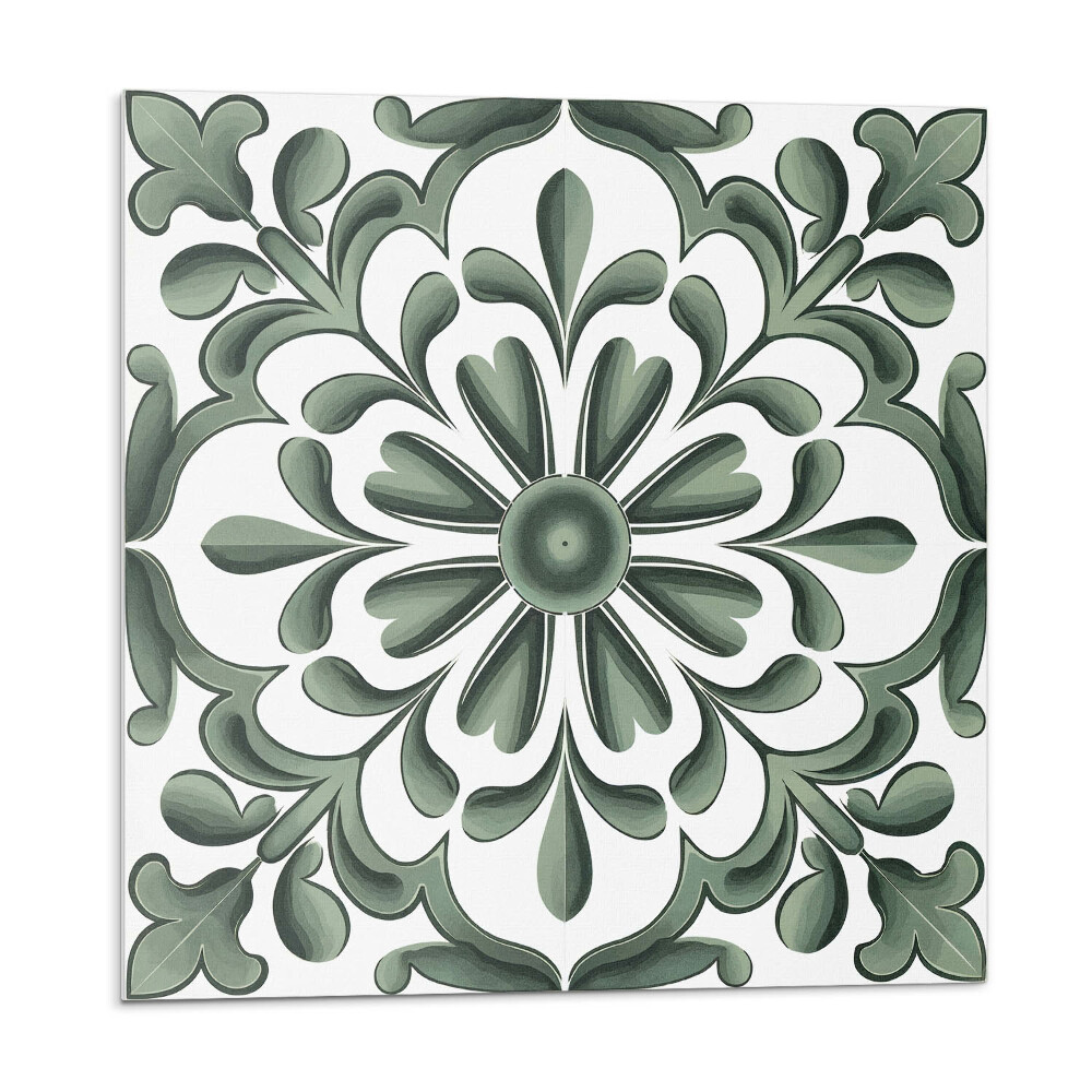 Nástěnný panel Rostlinný motiv v kruhu