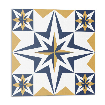 Obkladový panel Geometrický vzor hvězd na čtvercích
