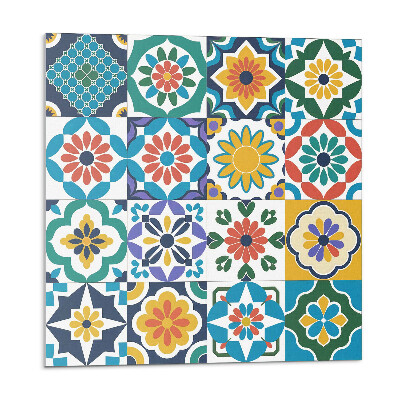 Panel na zeď Květinové a geometrické kompozice