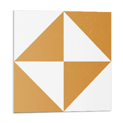 Nástěnný panel Trojúhelníkové vzory ve čtvercových rámečcích