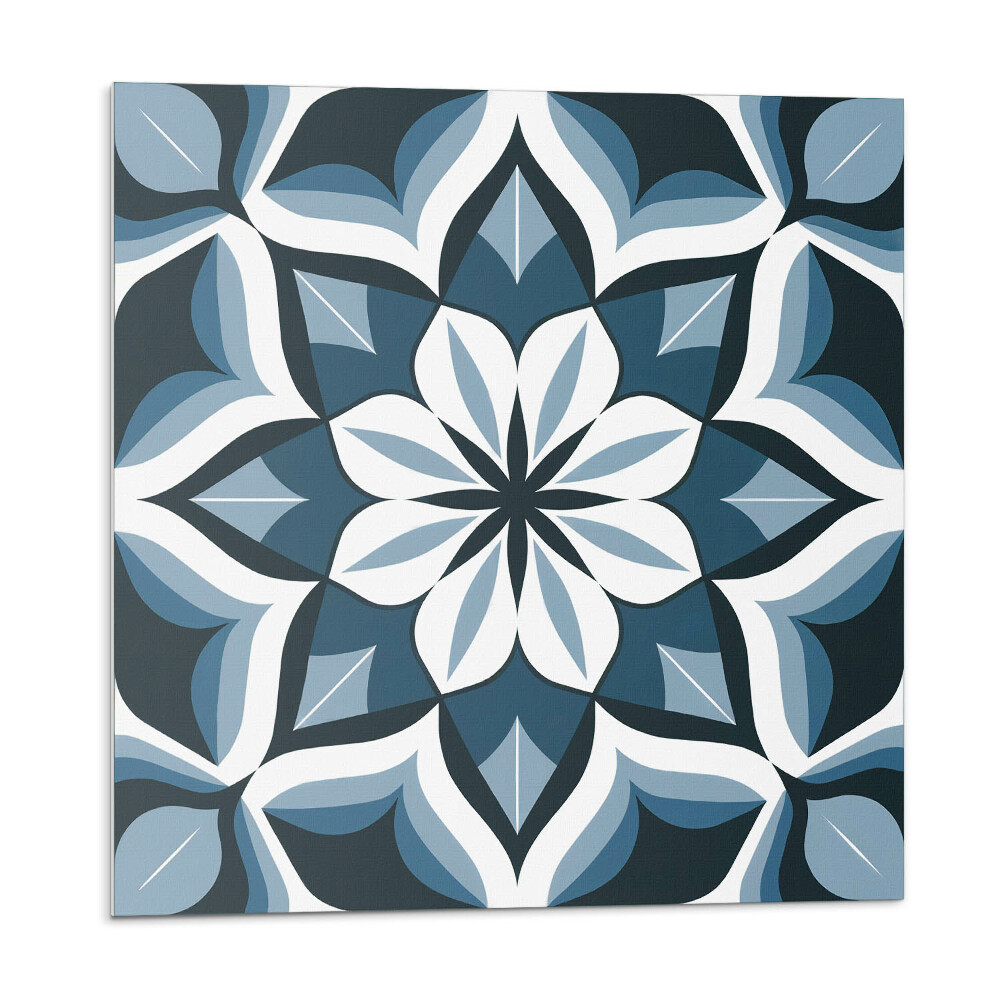 Nástěnný panel Květinová harmonie v symetrii