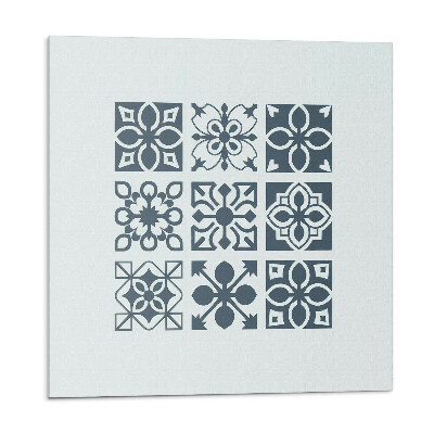 Nástěnný panel Geometrické tvary v obdélnících