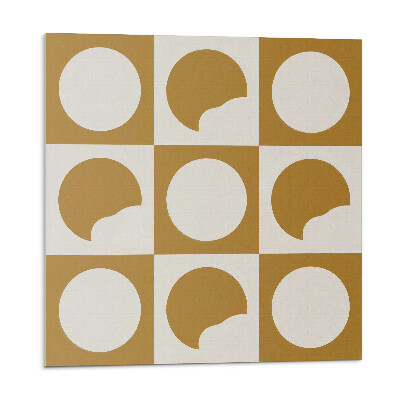 Nástěnný panel Abstraktní kruhy s mezerami