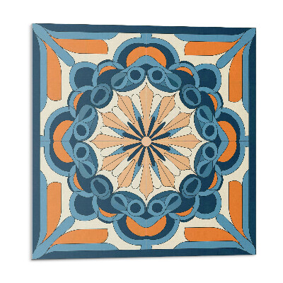 Panel na zeď Květinová mandala v harmonických kruzích