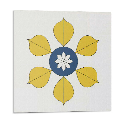 Panel na zeď Květinový motiv se zelenými listy