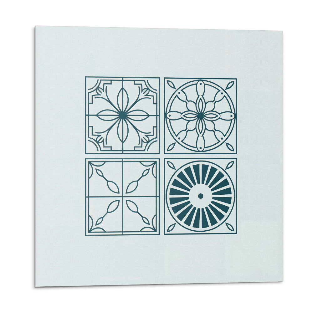 Obkladový panel Dlaždicové vzory v geometrickém stylu