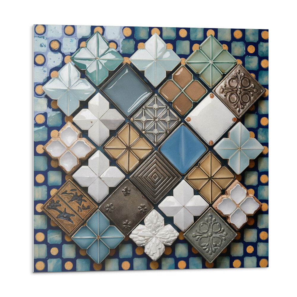 Nástěnný panel Motivy keramických dlaždic