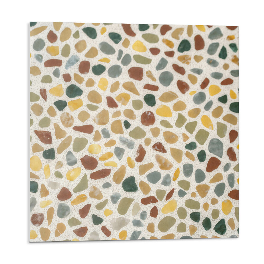 Panel na zeď Mozaikový vzor vyrobený z kamenů