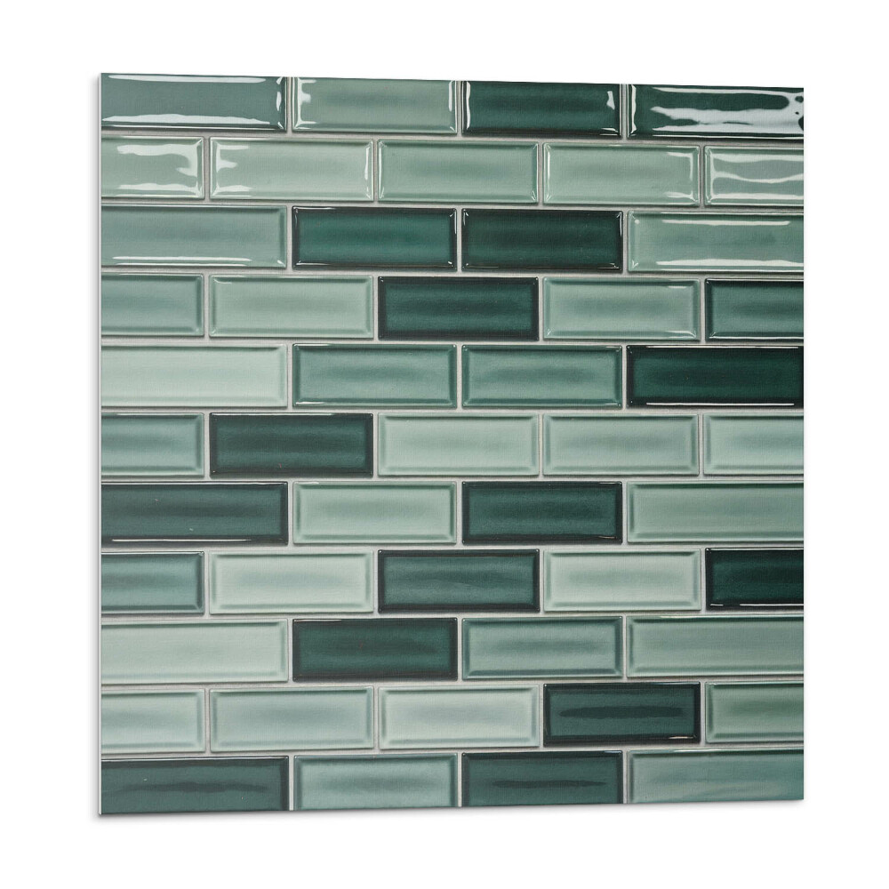 Panel na zeď Obdélníková mozaika v barevných tónech