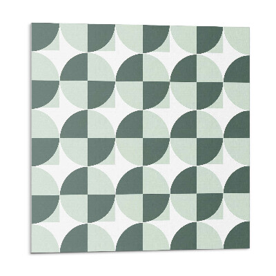 Nástěnný panel Kruhy a čtverce v geometrickém stylu