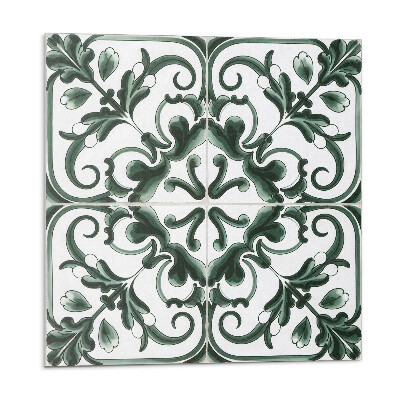 Nástěnný panel Geometrický styl rostlin čtverce