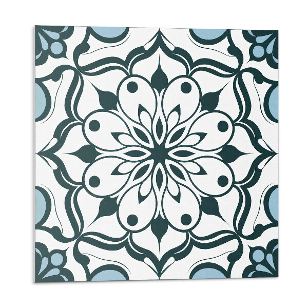 Obkladový panel Květinová mandala v barvách přírody