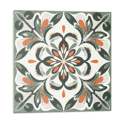 Panel na zeď Květinový motiv se zelenými listy