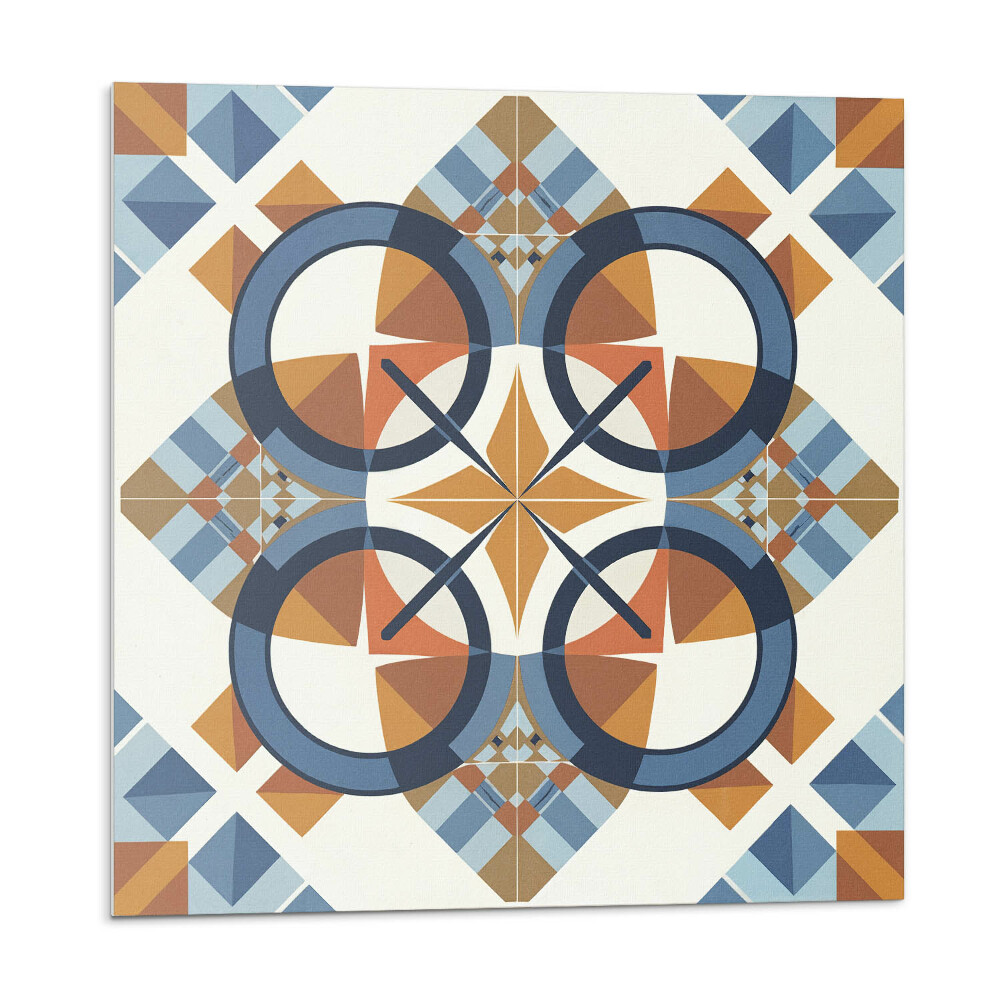 Nástěnný panel Vzor kruhů v geometrické podobě