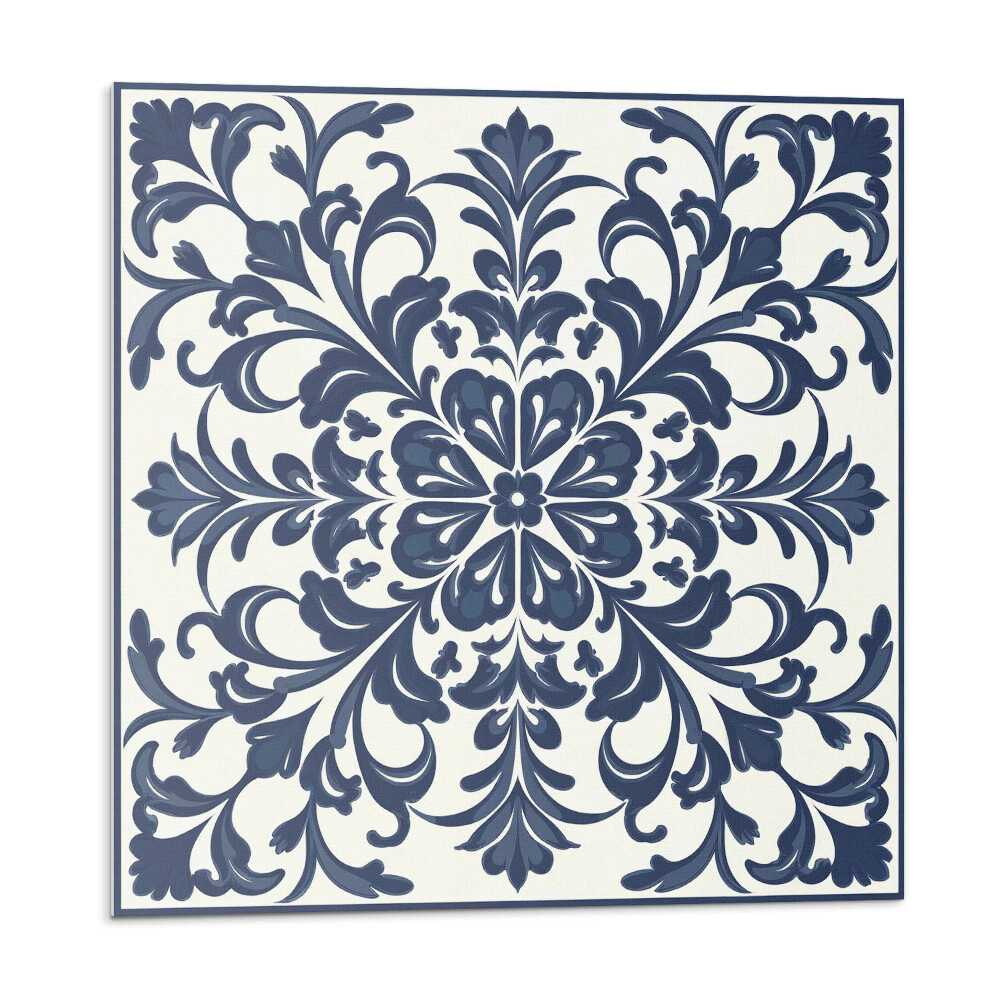 Obkladový panel Květinový motiv se zelenými listy