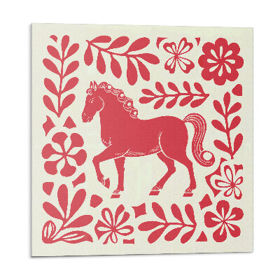 Panel na zeď Etnický kůň obklopený vegetací