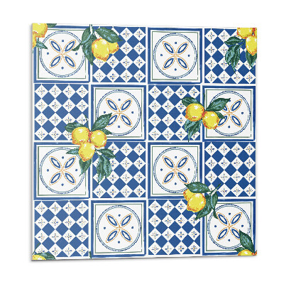 Obkladový panel Citronový vzor na dlaždicích