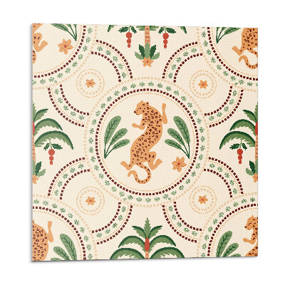 Panel na zeď Motiv tropického leoparda