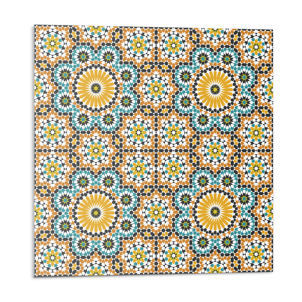 Obkladový panel Mozaikový motiv s květinovými akcenty