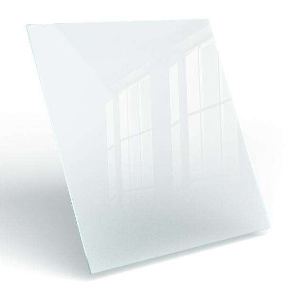 Čtvercová deska stolu průsvitný