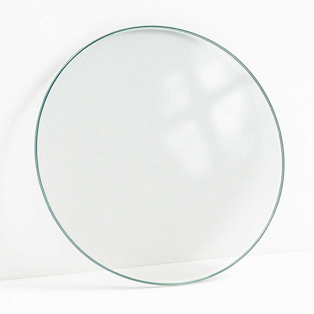 Kulatá deska na stůl transparentní