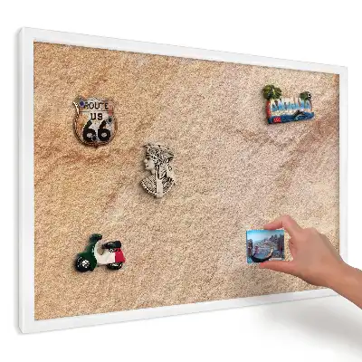 Magnetická tabule do kuchyně Teplý přírodní kámen