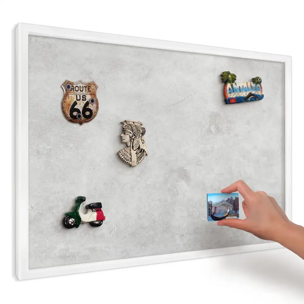 Magnetická tabule do kuchyně Moderní lehký beton