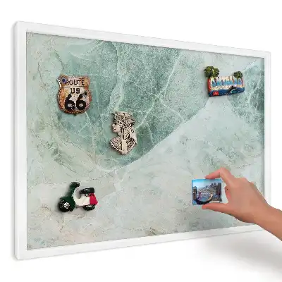 Magnetická tabule do kuchyně Zelenošedá příroda