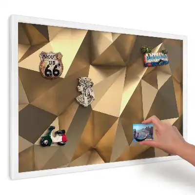 Magnetická tabule Teplé geometrické krystaly
