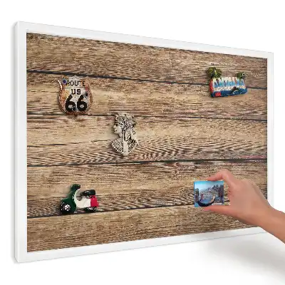 Magnetická tabule s texturou dřeva