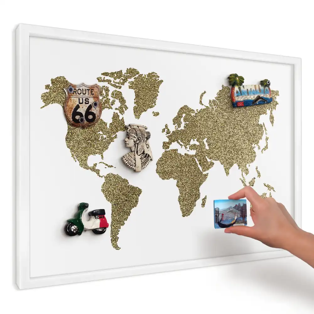 Magnetická tabule Mapa žlutého obilí