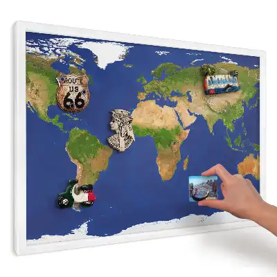 Magnetická tabule Mapa modrého oceánu