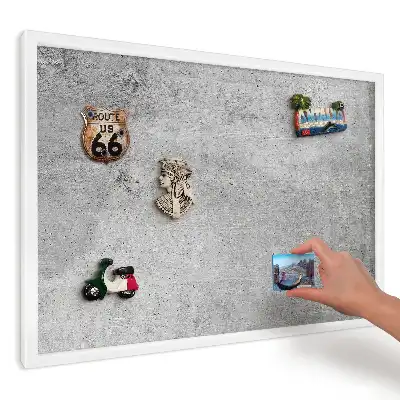 Magnetická tabule Loft v minimalistickém betonovém designu