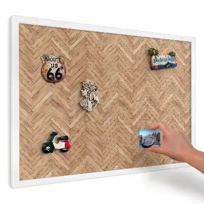 Magnetická kuchyňská tabule Teplá rybí kost