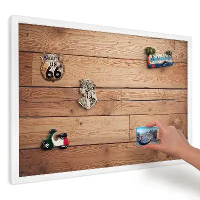 Magnetická kuchyňská tabule Teplé přírodní desky