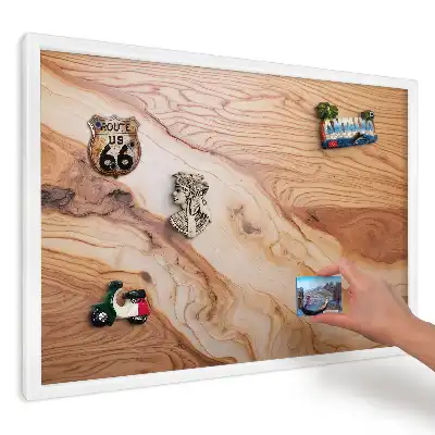 Magnetická kuchyňská tabule se vzorem dřeva