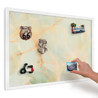Magnetická tabule do kuchyně Měkký jemný mramor