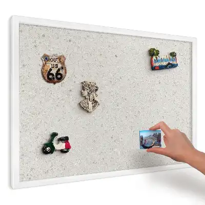 Magnetická kuchyňská tabule s jemnou texturou v tlumených barvách