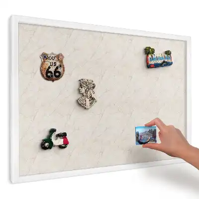 Magnetická tabule béžový mramor s jemnými žilkami