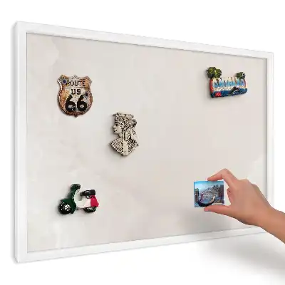 Magnetická tabule s jemnou béžovou texturou